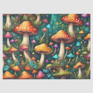 Mystical Mushroom Forest Tissue Paper