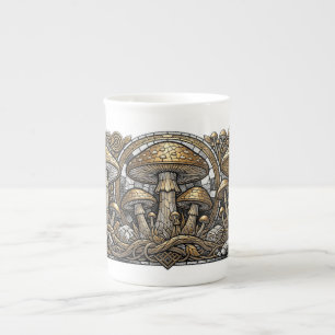 Mystical Mushrooms Bone China Mug