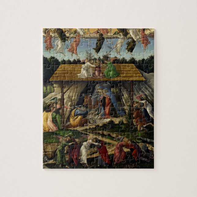 Mystical Nativity by Sandro Botticelli Jigsaw Puzzle (Vertical)