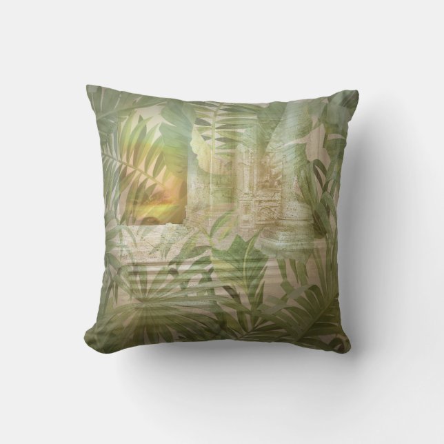 Mystical nature patterns for trendy home décor cushion (Front)