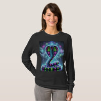 Mystical Neon Cobra T-Shirt Design.