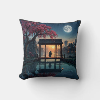 Mystical Night Forest Graphic T-Shirt Cushion