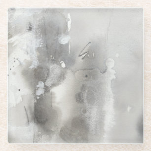 Mystical Objects - Grey Glass Coaster