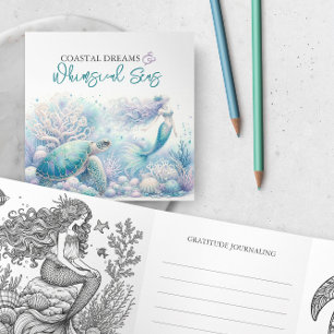 Mystical Ocean Get Well Colouring Card