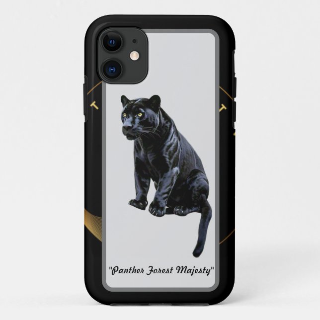 "Mystical Panther Artwork" Case-Mate iPhone Case (Back)