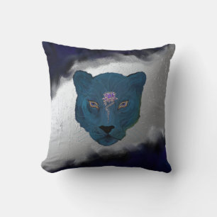 Mystical Panther with Geode Cushion