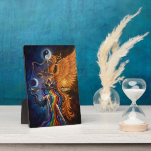 Mystical Phoenix Tabletop Plaque with Easel 