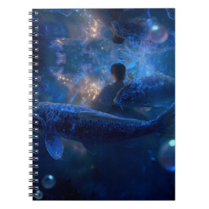 Mystical Pisces Underwater Notebook