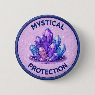 Mystical Protection 6 Cm Round Badge