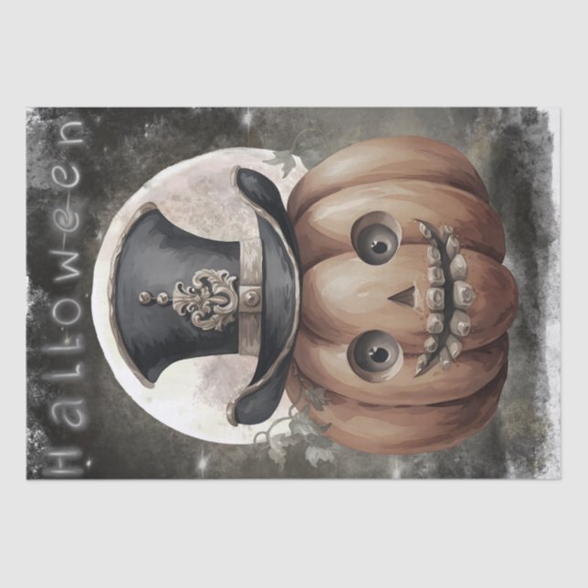 Mystical Pumpkin Tissue Paper (Front)