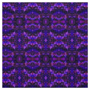 Mystical Purple Abstract Alcohol Ink Art Fabric