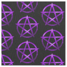 Mystical Purple Pentacles on Black Cheeky Witch®