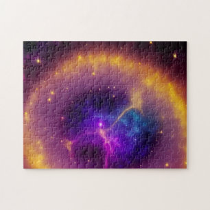 Mystical Purple Phenomenon from the Cosmos Jigsaw Puzzle