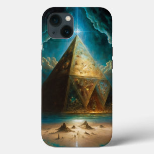 Mystical Pyramid Visionary Art iPhone 13 Case