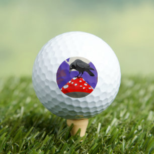 Mystical Raven Golf Balls