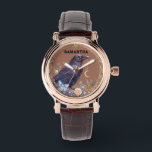 Mystical Raven Unisex Custom Name Watch<br><div class="desc">Mystical raven. Add a custom name. Makes a great gift!</div>