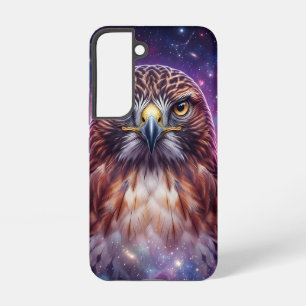 Mystical Red-Tailed Hawk Starry Sky Android Case