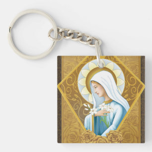 Mystical Rose Key Ring