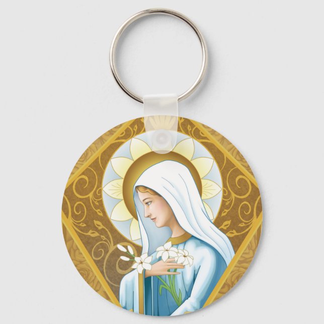 Mystical Rose Keychain (Front)