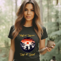 Mystical Samurai Duel at Sunset T-Shirt