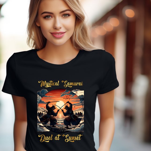Mystical Samurai Duel in Sunset T-Shirt (Creator Uploaded)