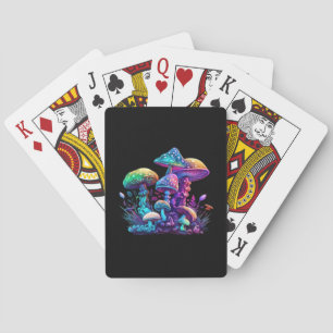 Mystical Shroom - Whimsigoth And Witchcore Wonderl Playing Cards