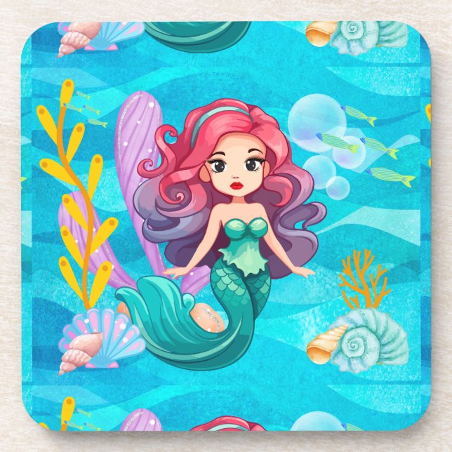 Mystical siren Design Coaster (Front)