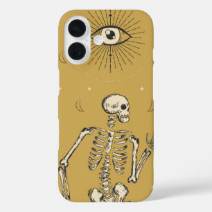 Mystical Skeleton Halloween iPhone 16 Case