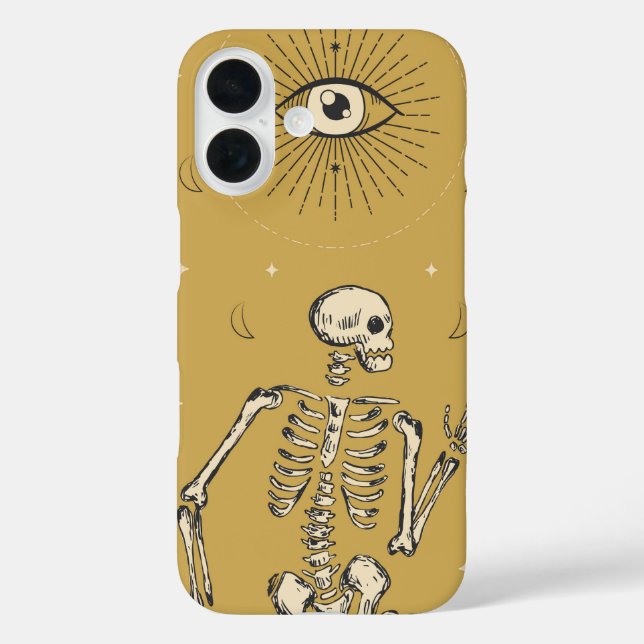 Mystical Skeleton Halloween Case-Mate iPhone Case (Back)