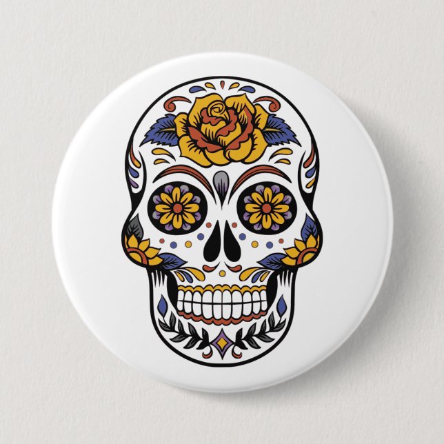 Mystical Skull 7.5 Cm Round Badge (Front)