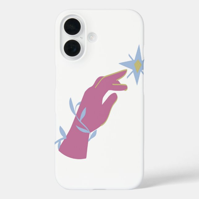 Mystical sky vibes iPhone16 case (Back)