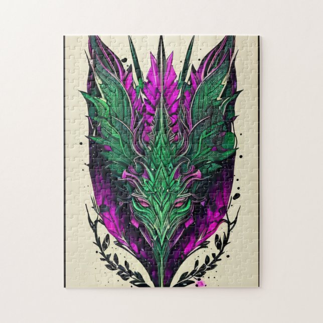 Mystical Sphinx Abstract Puzzle – 252 Pieces (Vertical)