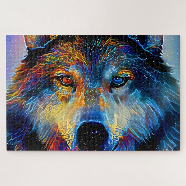 Mystical Spirit Wolf Jigsaw Puzzle (Horizontal)