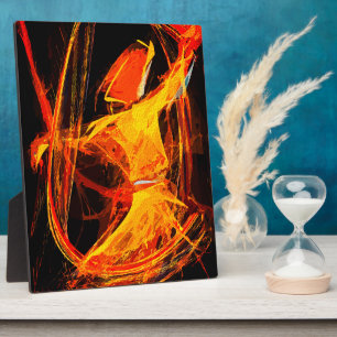 Mystical Sufi Whirling Dervish – Abstract Art Plaque