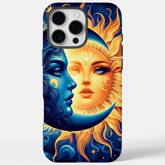 Mystical Sun and Moon Phone Case  (Back)