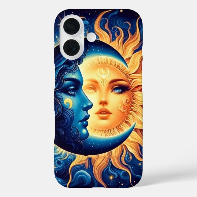 Mystical Sun and Moon Phone Case  (Back)