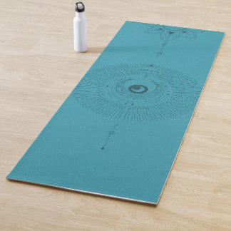 Mystical Sun and Moon Yoga Mat