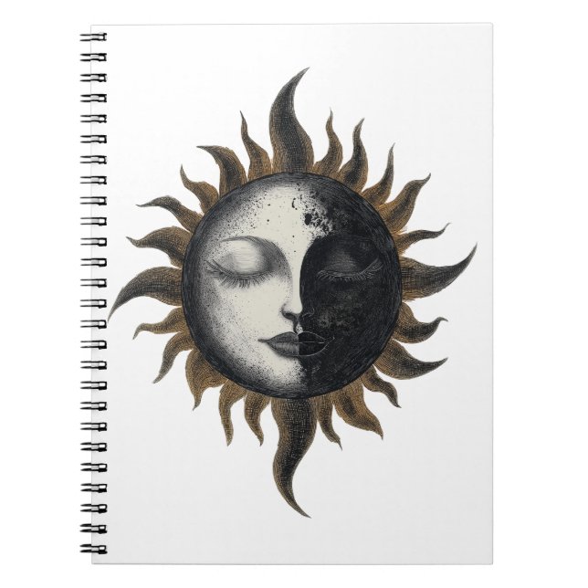 Mystical Sun Notebook (Front)