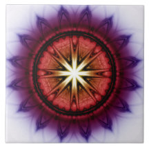 Mystical symbolic fractal pattern