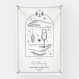 Mystical Tarot Card Bachelorette Party Banner