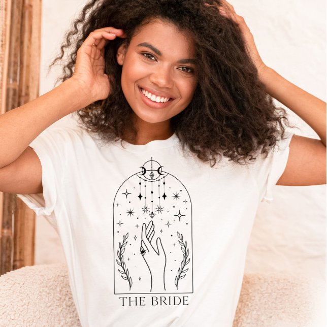 Mystical Tarot Card The Bride Bachelorette Party T-Shirt (Creator Uploaded)