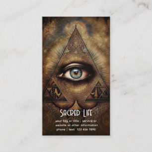 Mystical Third Eye, Spiritual Business Card