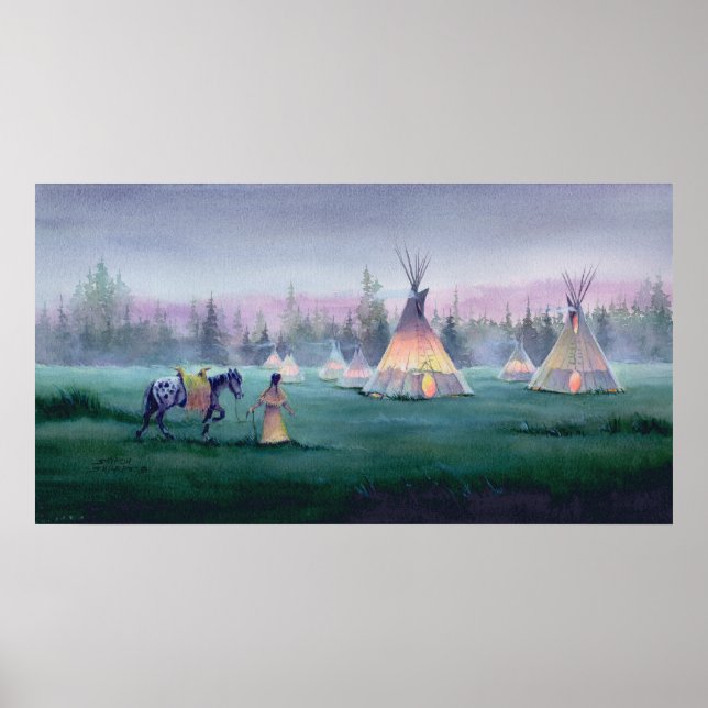 MYSTICAL TIPI by SHARON SHARPE Poster (Front)