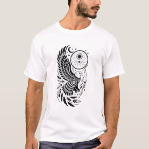 Mystical Tribal Eagle Dreamcatcher Spirit T-Shirt