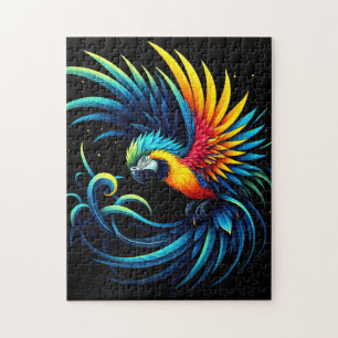 Mystical Tropical Parrot Jigsaw Puzzle