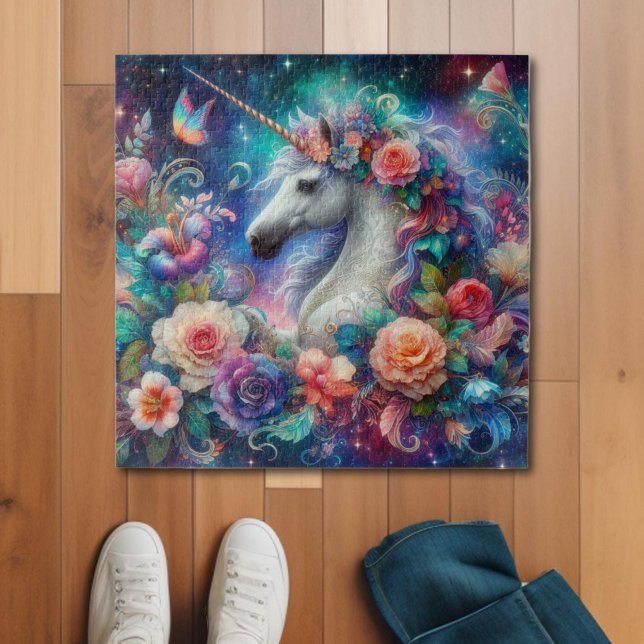 Mystical Unicorn Celestial Fantasy Art Jigsaw Puzzle (Creator Uploaded)