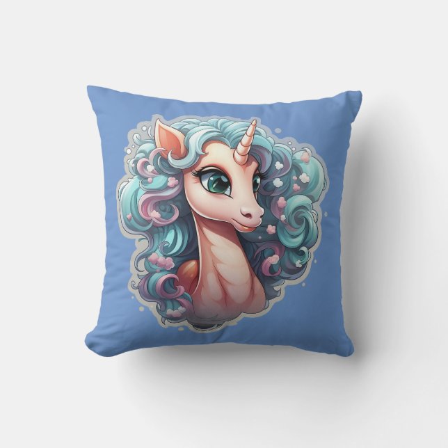 🌟✨ Mystical Unicorn Cushion ✨🌟 (Front)