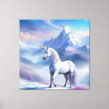 Mystical Unicorn in a Magical Fantasy Realm