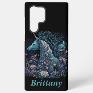 Mystical Unicorn With Custom Name Samsung Galaxy Case
