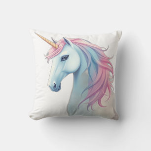 Mystical Watercolor Unicorn Cushion
